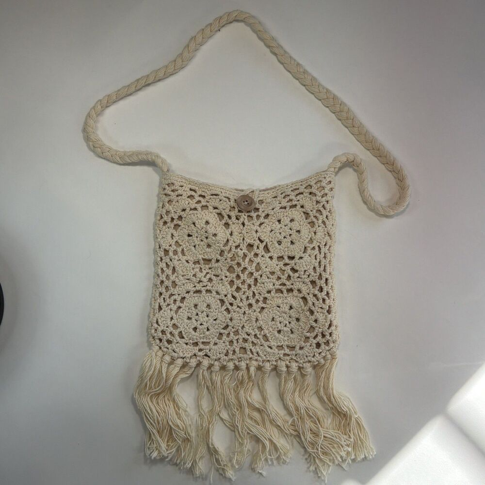77 Kids Crochet Crossbody Bag